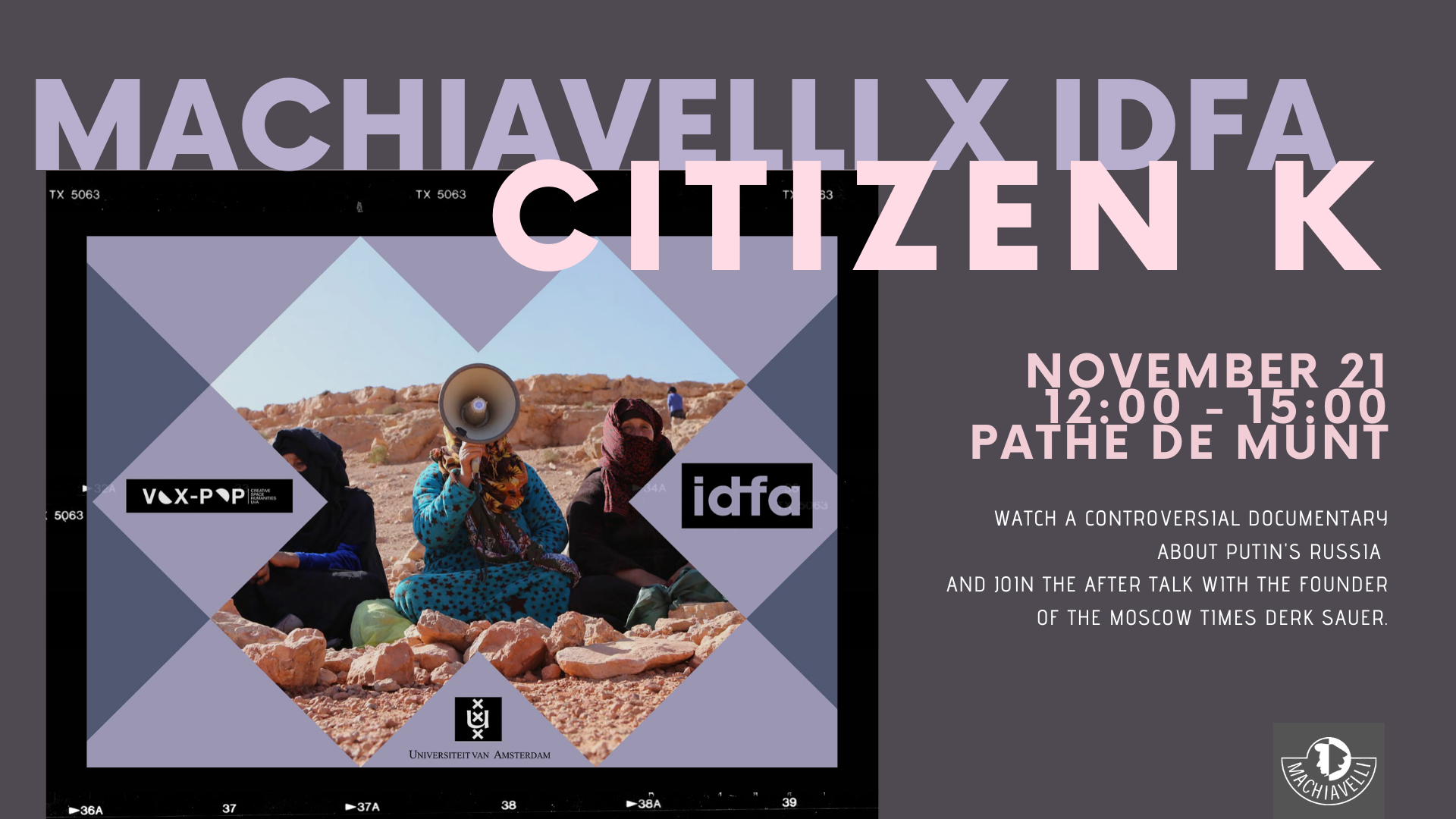 Machiavelli X IDFA: Citizen K