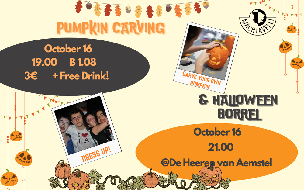 Halloween Borrel and Pumpkin Carving