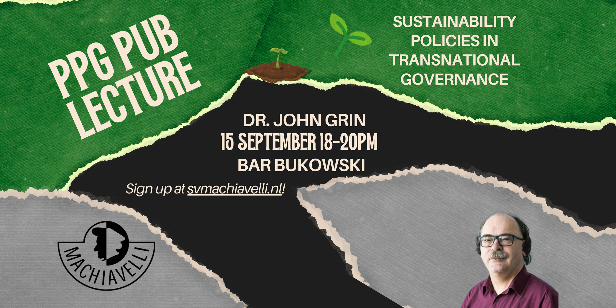 PPG Pub Lecture w/ Dr. John Grin
